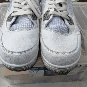 Nike | Shoes | 26 Air Jordan 4 Retro White Oreo 136013669 13 